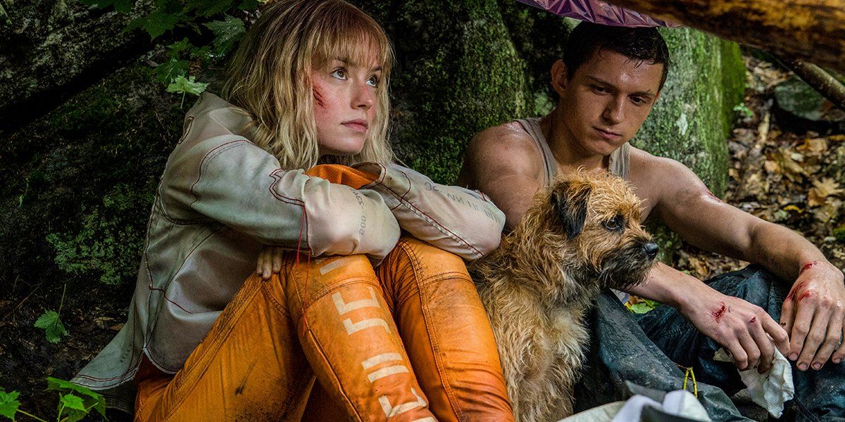 Daisy Ridley and Tom Holland in _Chaos Walking_