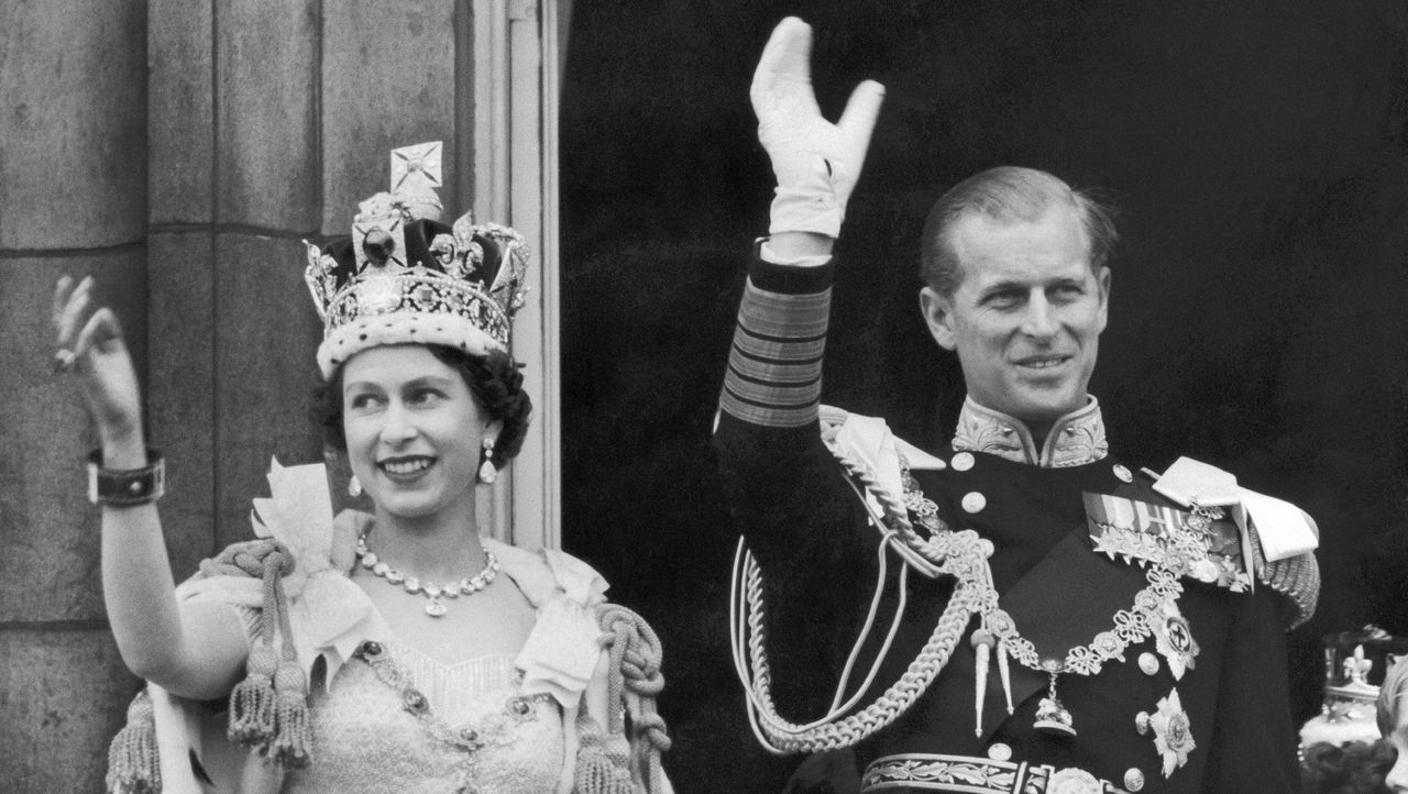 Queen Elizabeth Ii And The Duke Of Edinburgh In 1953