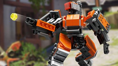Overwatch Gets The Lego Treatment With All Brick Bastion Techradar - overwatch bastion full body roblox