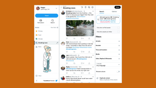 Tweetdeck 2 on web