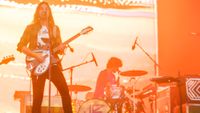 Tame Impala perform on stage at Citadel Festival in London on July 25, 2018