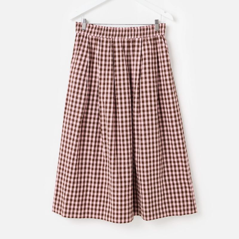 gingham maxi skirt from Oliver Bonas
