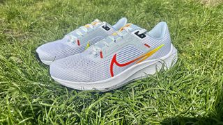Nike Air Zoom Pegasus 40 on some grass outdoors