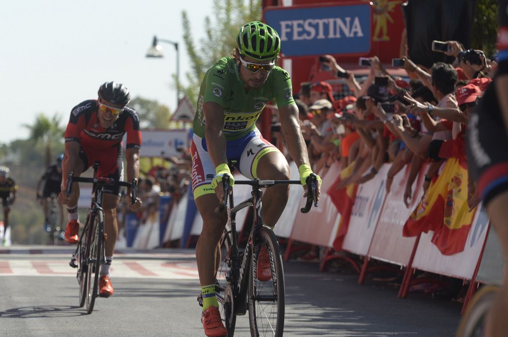 Peter Sagan was third today