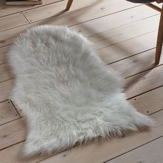 faux fur sheepskin rug