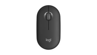 The Logitech Pebble Mouse 2 M350S mouse against a white background.
