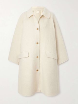 Garth Oversized Cashmere and Silk-Blend Bouclé Coat