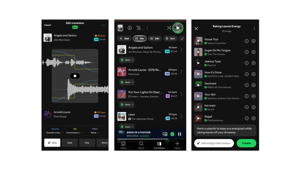Spotify music streaming service