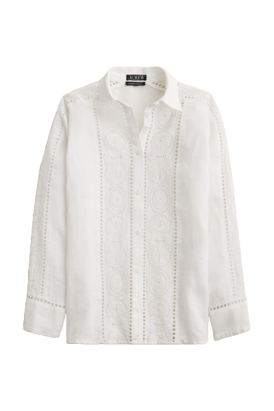 J.Crew, Garçon Classic Shirt in Eyelet Linen