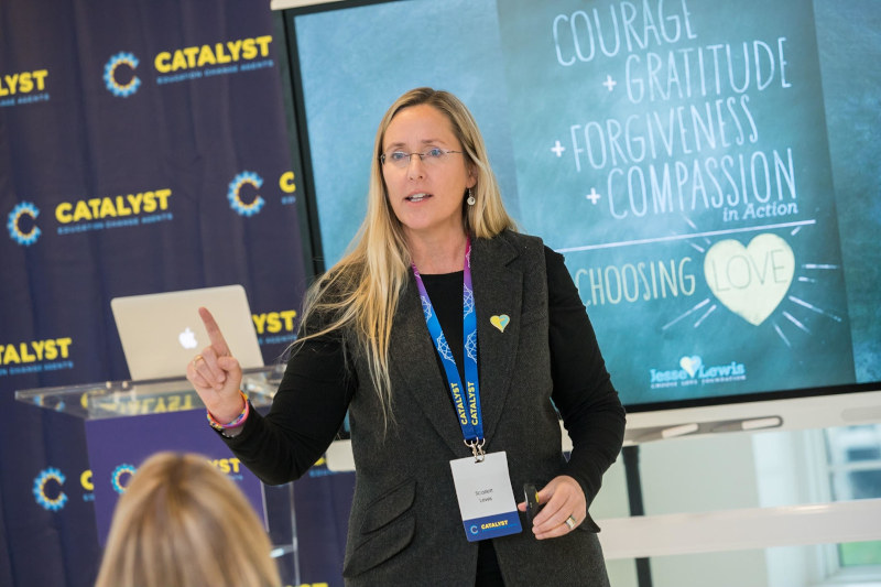 Scarlett Lewis, Founder of the Jesse Lewis Choose Love Movement, talking about why social and emotional learning is so important for students and sharing results about the impact of the Choose Love Movement.