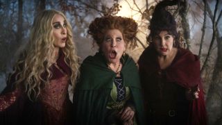 The Sanderson sisters in Hocus Pocus 2