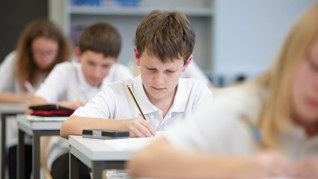 Child in exam room