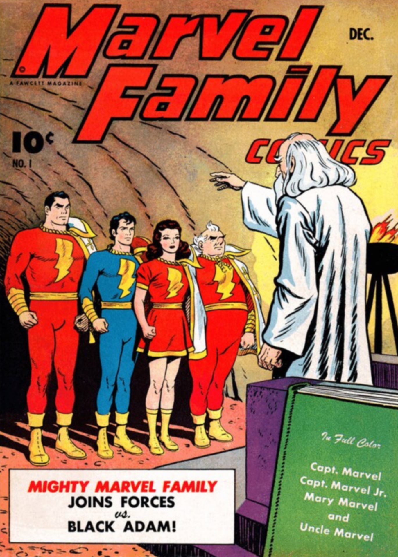 Cómic de la familia Shazam