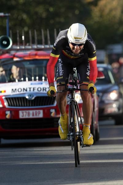 Belgian national time trial champion Maxime Monfort (Columbia-HTC)