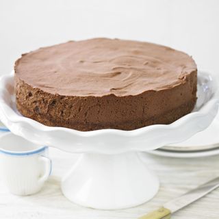 Chocolate Cheesecake with Armagnac Prunes