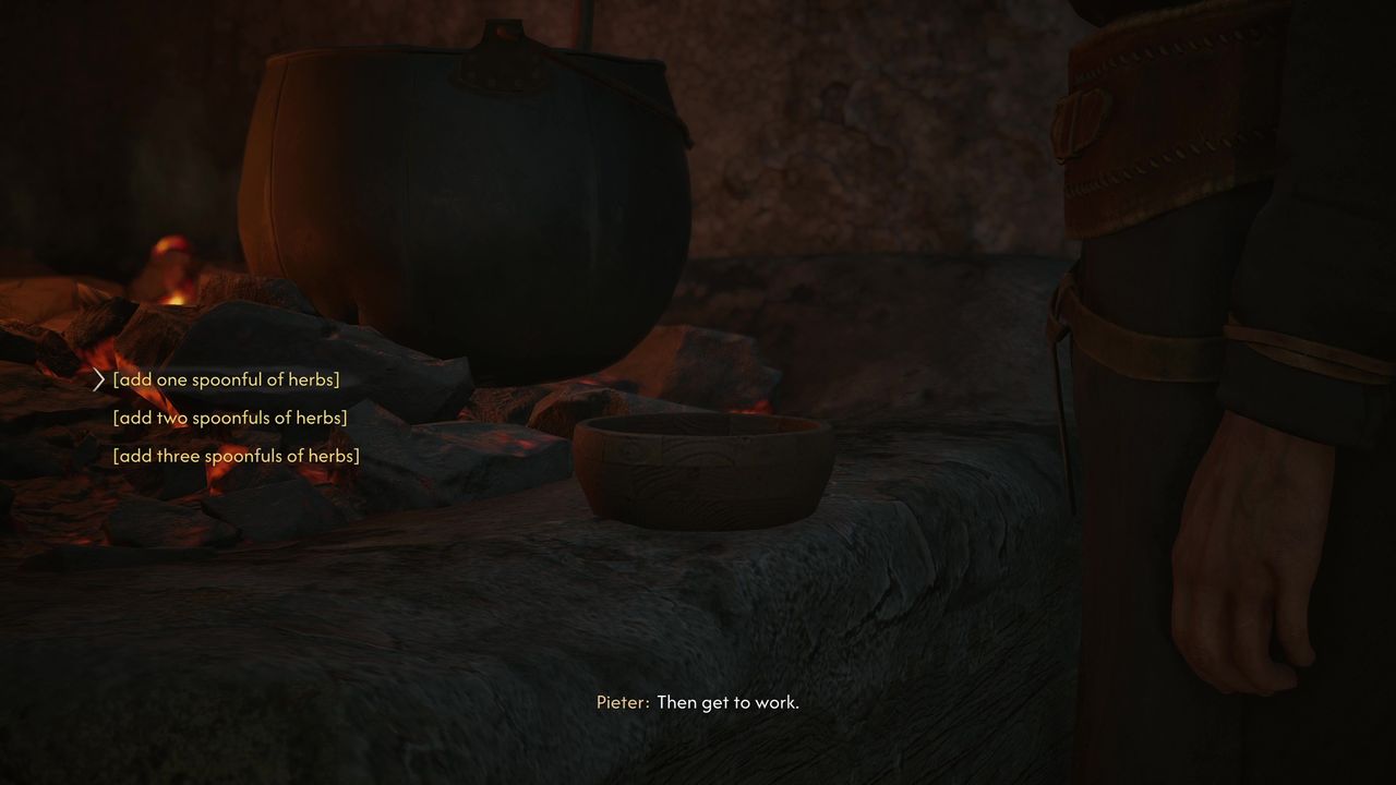 Anca's Recipe and spoonfuls of herbs in The Blood of Dawnwalker explained