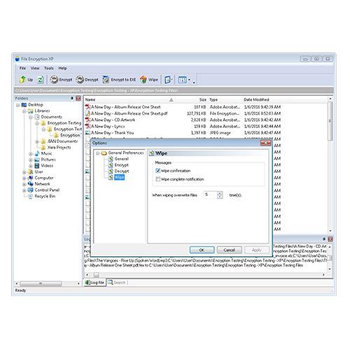 File Encryption XP 1.7 Review - Pros, Cons and Verdict | Top Ten Reviews
