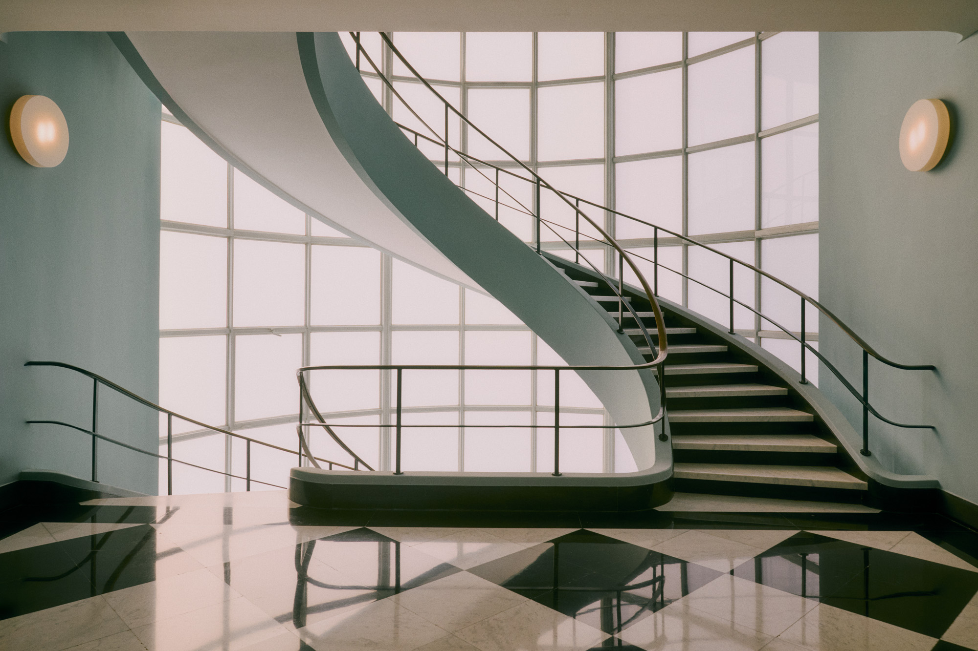 belgian modernism, colourful spaces of the post war 20th century