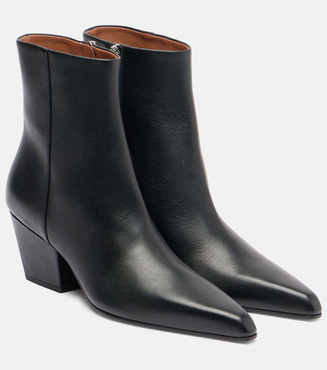 Paris Texas, Jane 60 Leather Ankle Boots