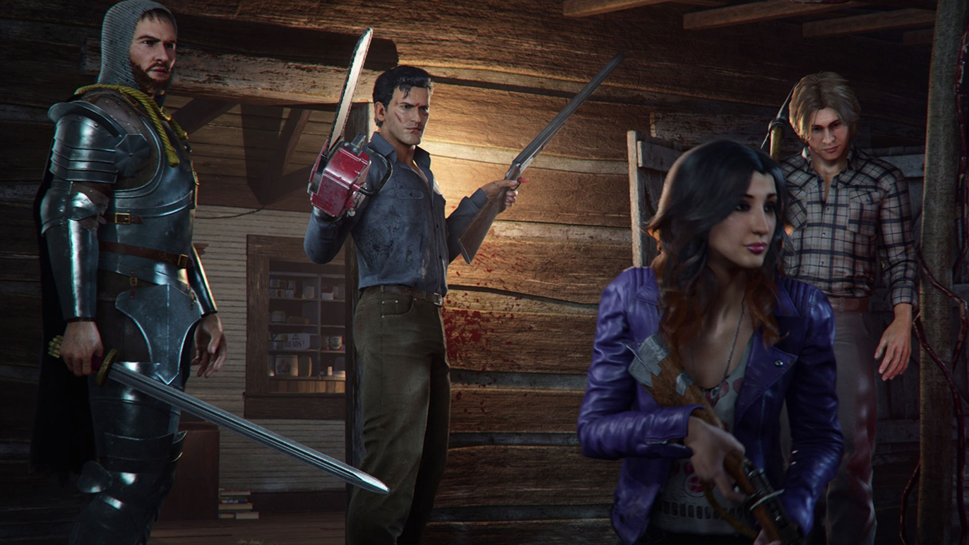 4 Playable Characters in Evil Dead: Game