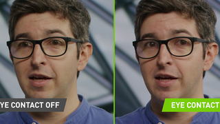 Nvidia Broadcast adds AI Eye contact 