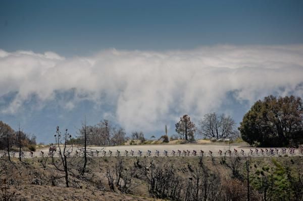 Nothing like going for a bit of a pedal up in the clouds. Looking back towards LA from Angeles Crest Hwy.