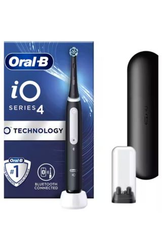 Oral-B iO4 Black Electric Toothbrush Designed By Braun - best valentine's gifts for boyfriends