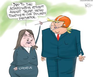 Political cartoon