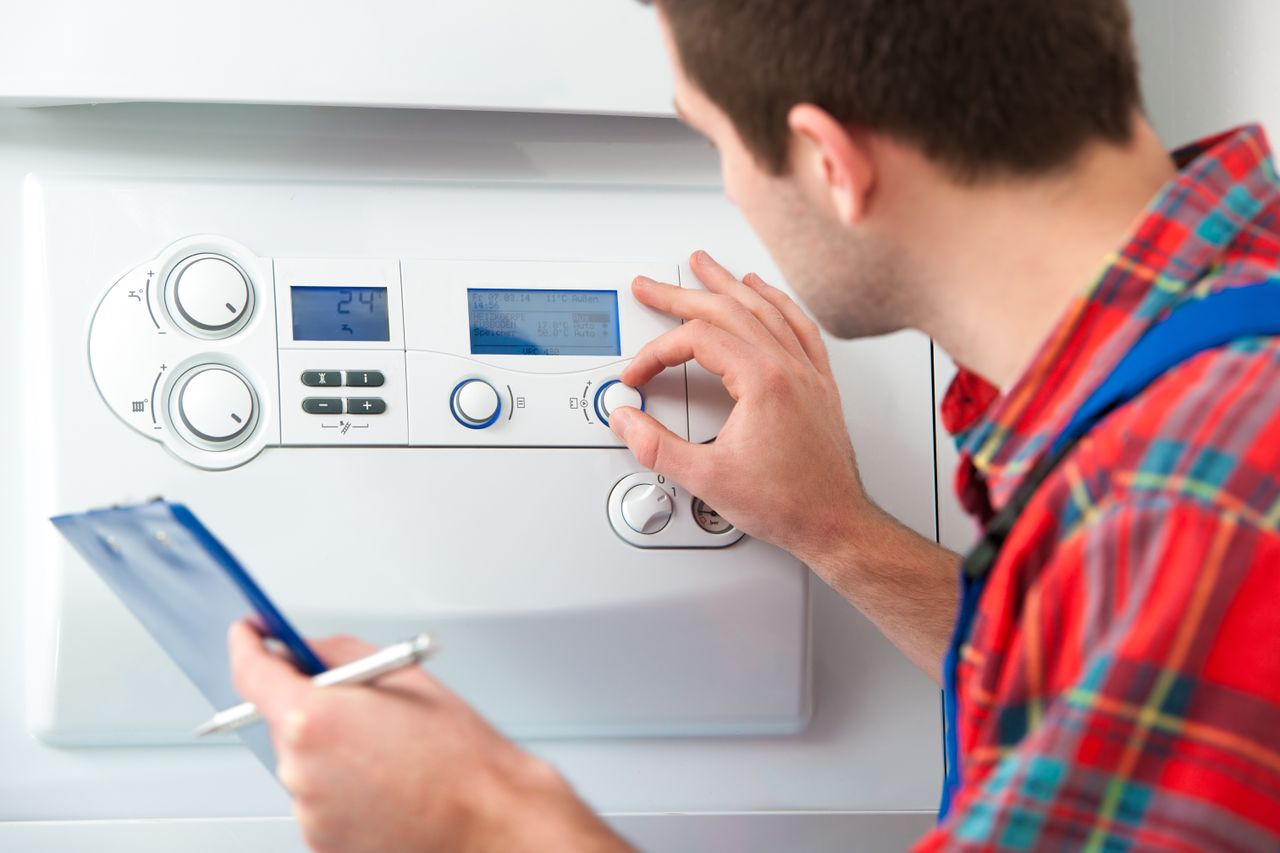 Mending a boiler