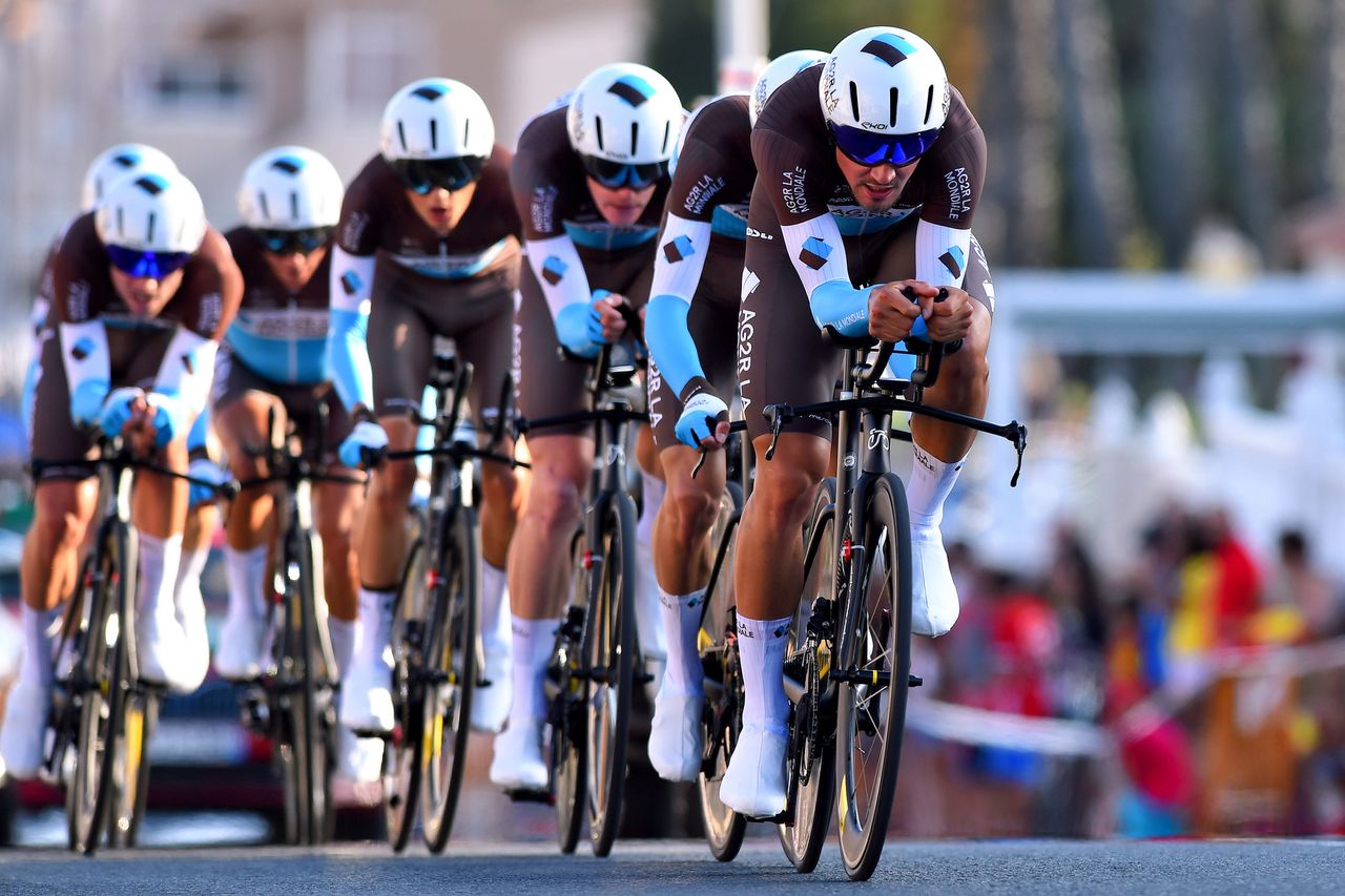 AG2R La Mondiale in the 2019 Vuelta a Espana team time trial