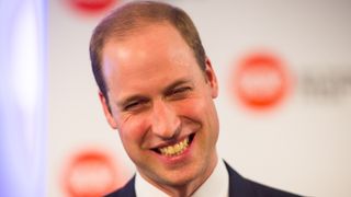 Prince William, Duke of Cambridge laughs as he attends the launch of the Centrepoint Awards at the HSBC private bank