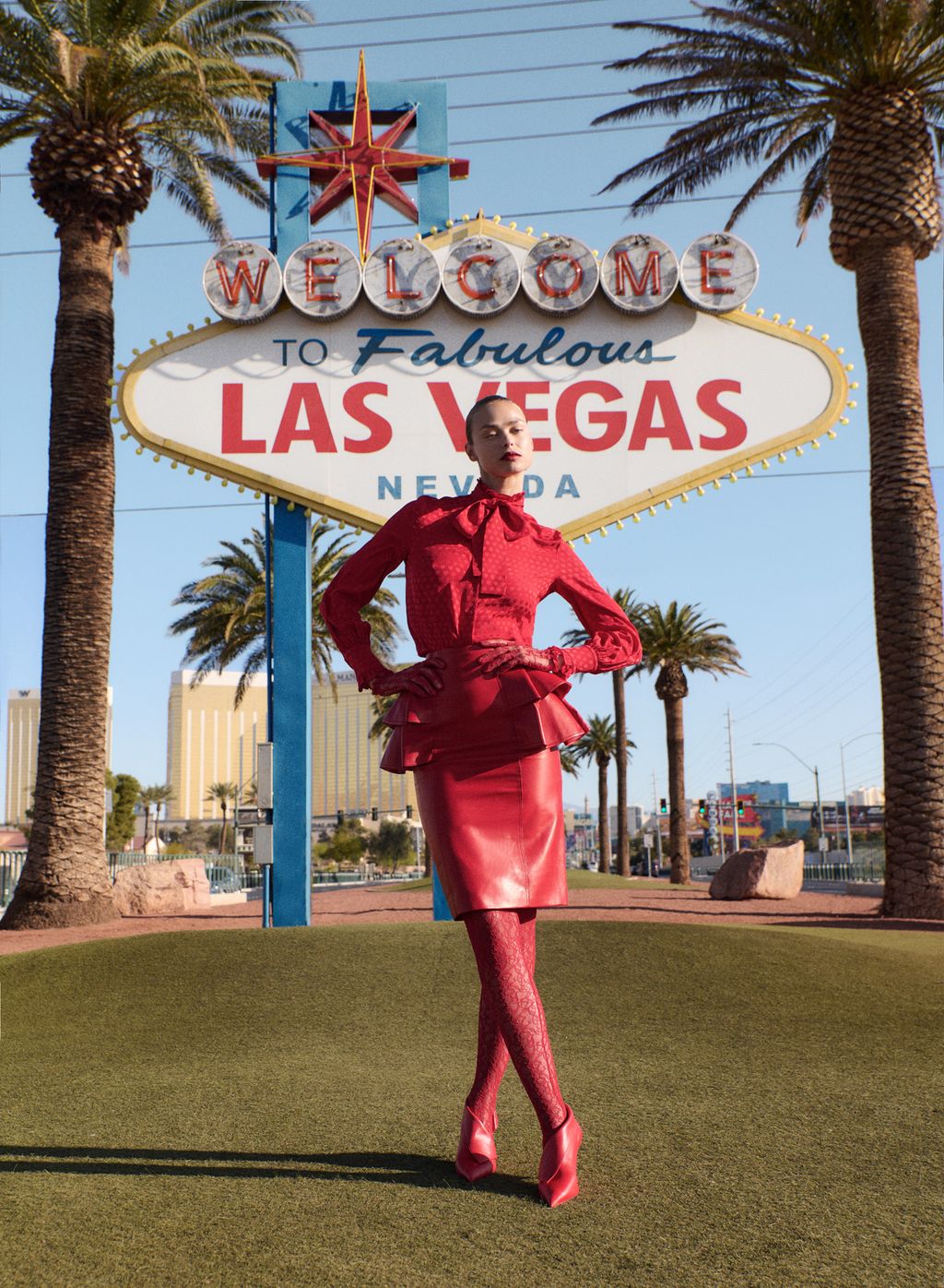 vegas cover shoot