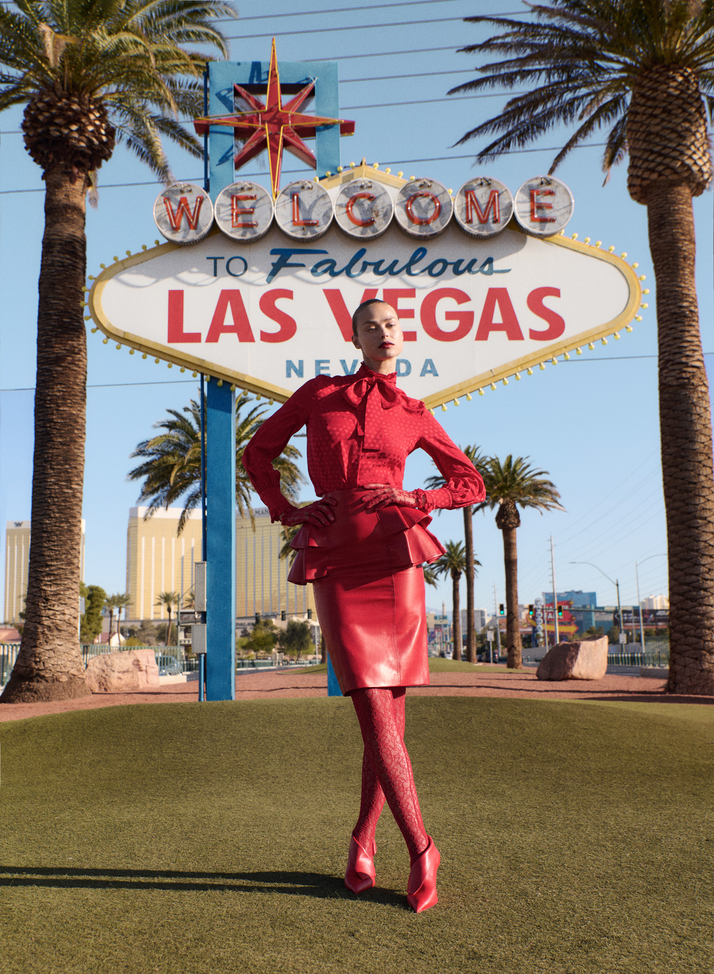 Las Vegas Wallpaper* June 2025 Travel Issue Cover Fashion Shoot