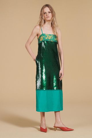 Zara Mixed Sequin Dress