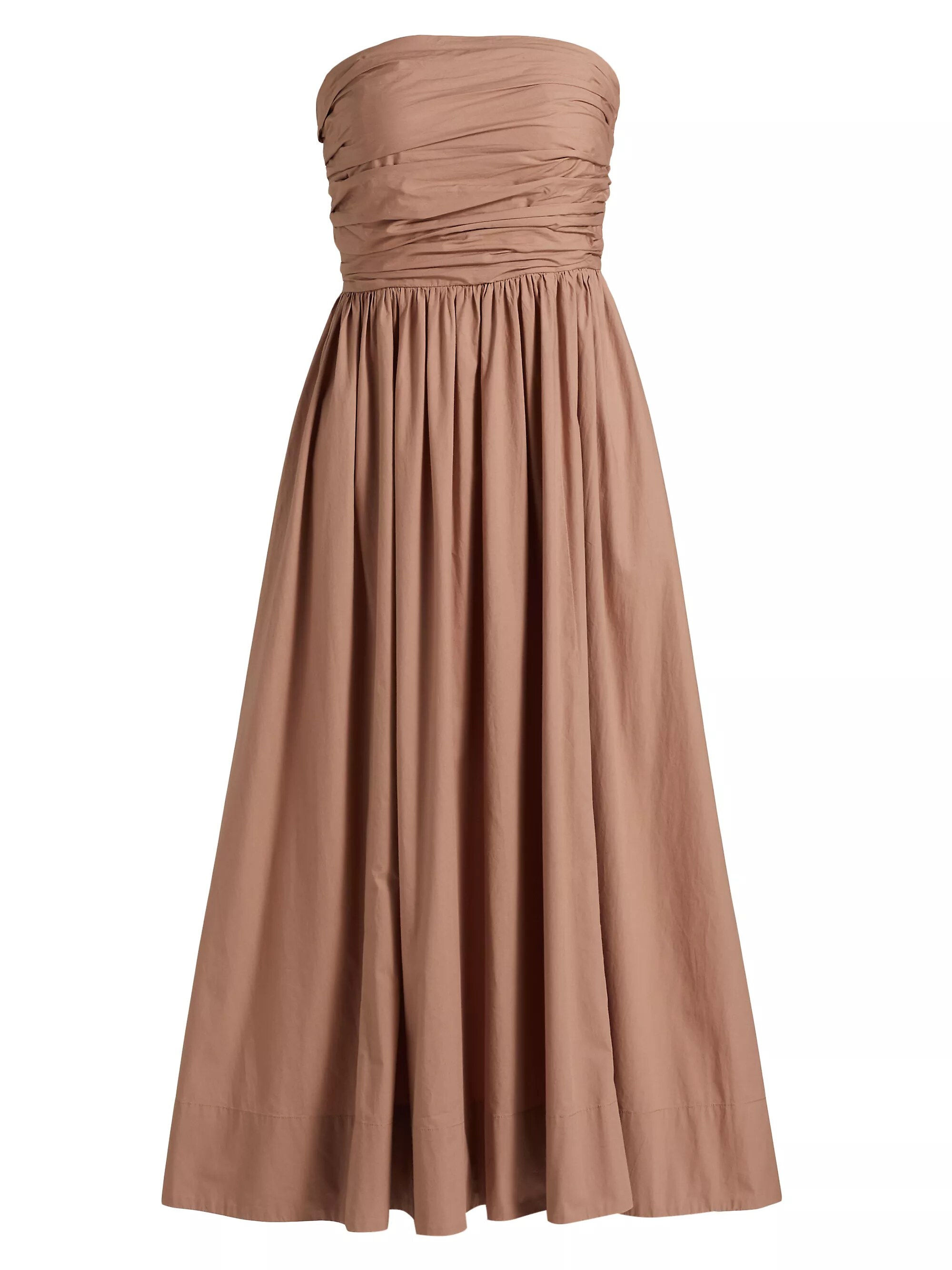 Clea Strapless Midi-Dress