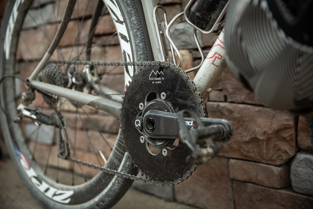 Ashton Lambie's choice of a 56-tooth chainring for DK100 looks daunting and even painful, but he does hold the Trans-Kansas record, and is the current Individual Pursuit world record holder