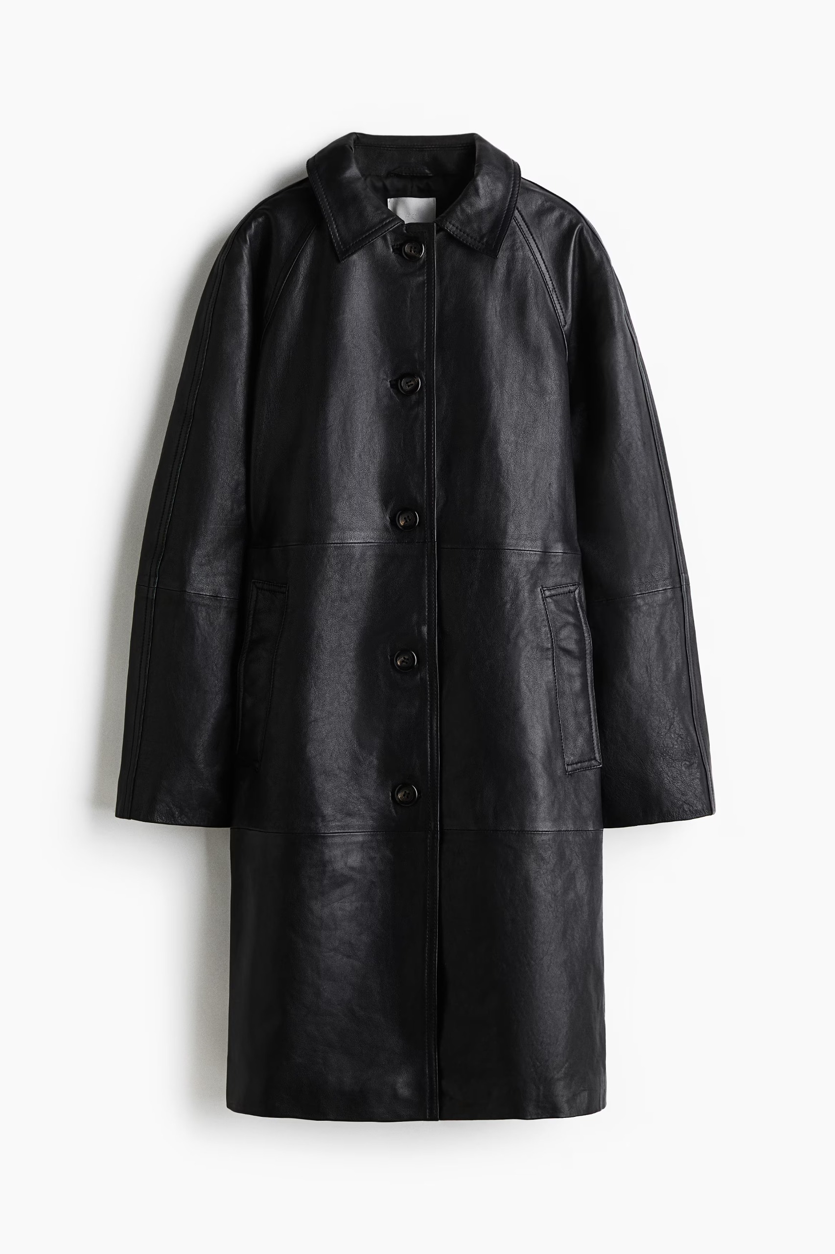H&amp;amp;M, Leather Coat