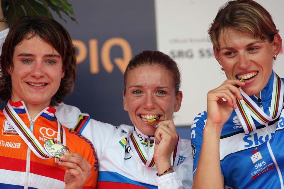 The top three at the 2009 World Championships
