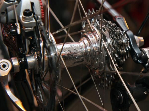 Todd Wells' custom Specialized CruX is outfitted with White Industries disc hubs front and rear.