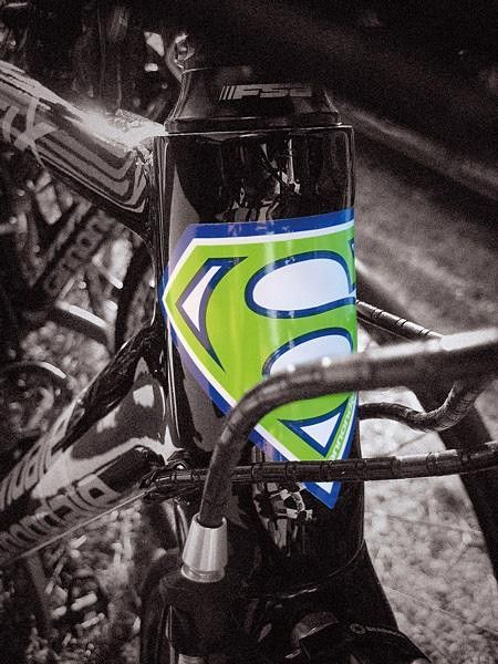 Is it a bird? Is it a plane? No, it's a Cannondale SuperSix!
