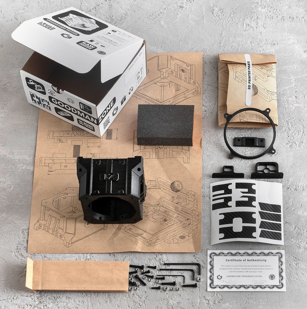 Goodman Zone film camera with mamiyah lens