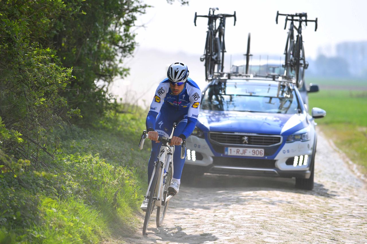 Tom Boonen on the Paris-Roubaix recon
