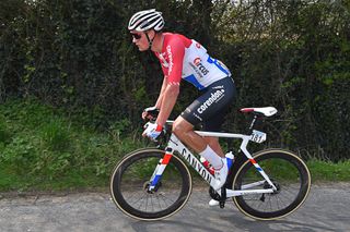 Mathieu van der Poel finished 4th at Gent-Wevelgem