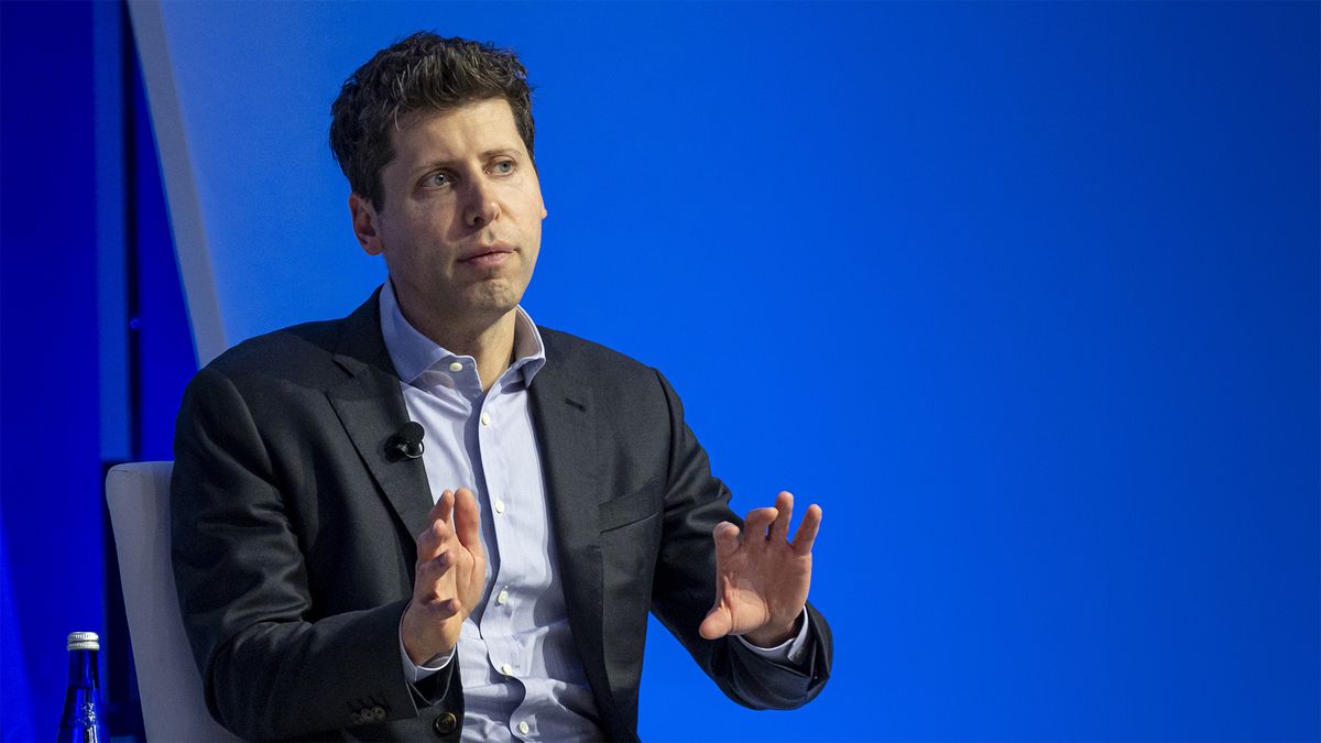 Sam Altman, chief executive officer of OpenAI, during the Asia-Pacific Economic Cooperation (APEC) CEO Summit in San Francisco, California, US, on Thursday, Nov. 16, 2023.