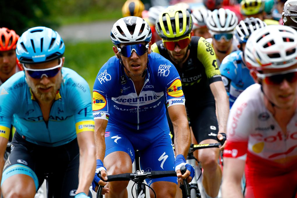 Philippe Gilbert in the bunch during stage 7 at Dauphine