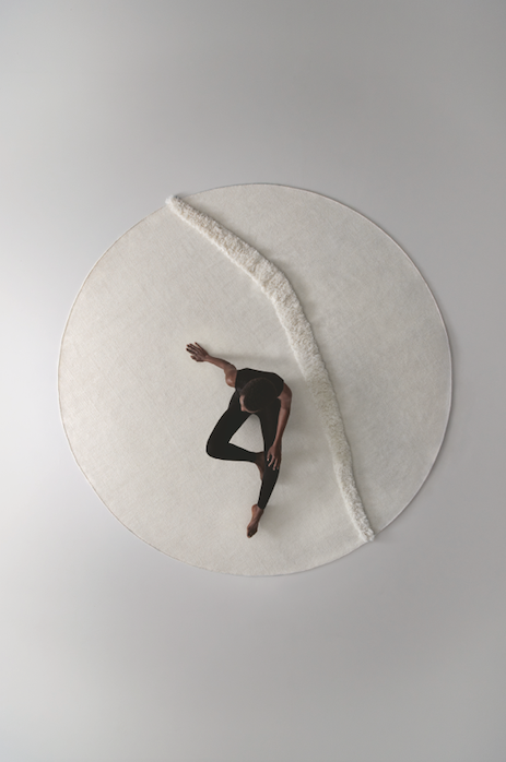 Milan Design Week Rimadesio Kanji white rug