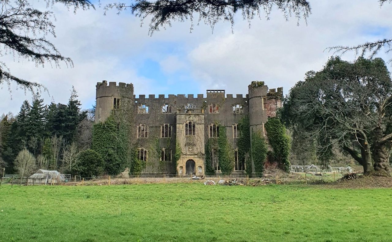 Ruperra Castle as it stands today.