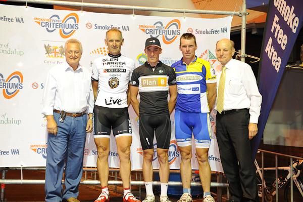 Anthony Giacoppo, Hilton Mcmurdo and Andrew Sime rewarded for there late breakaway with a podium finish.