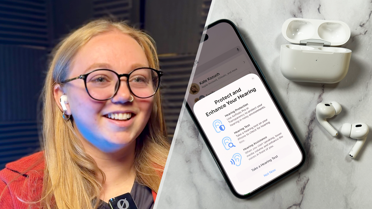 'I'm not used to being able to hear this clearly': AirPods Pro 2 hearing aid feature stuns woman who suffers from hearing loss