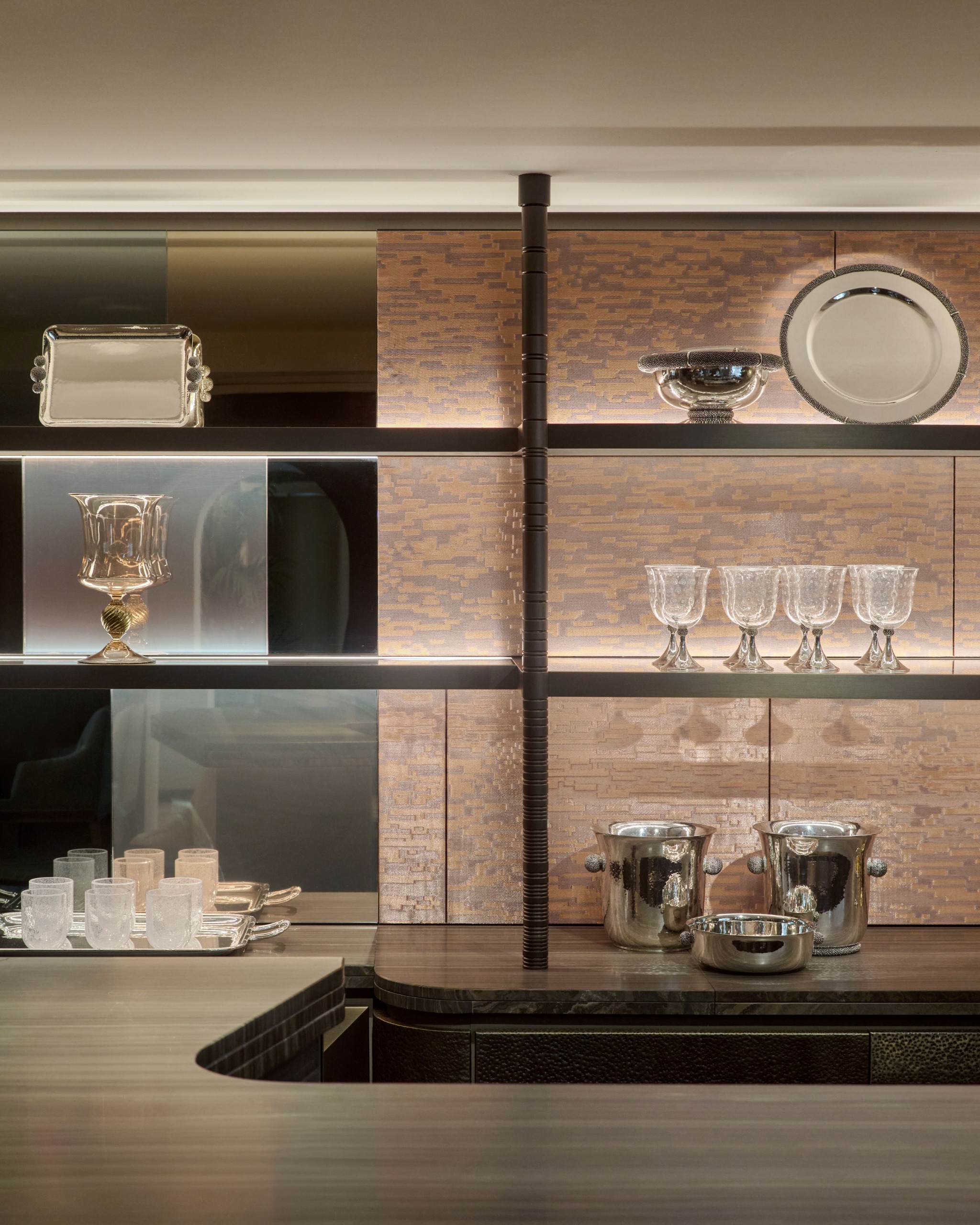 buccellati caviar bar milan opening